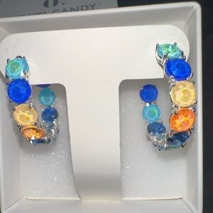 Bomb party jewel candy earrings